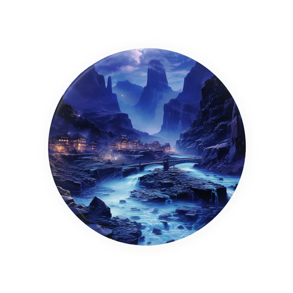 AQUAMETAVERSEの夜景　なでしこ1478 Tin Badge