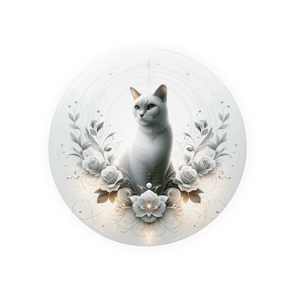 nkcamelliaの美猫 Tin Badge