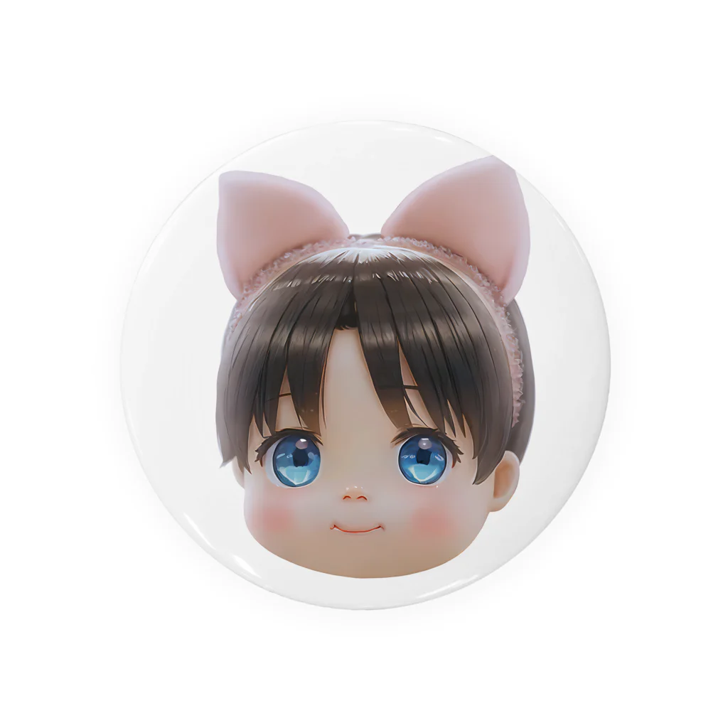 ちーの売り場の愛らしいちびともちゃんの品々 Tin Badge