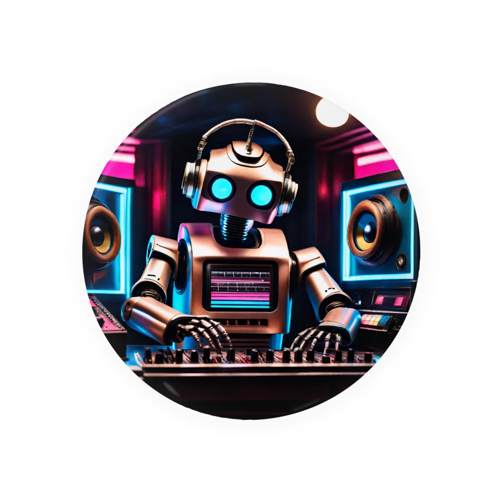 パワドラのDJロボット1 Tin Badge