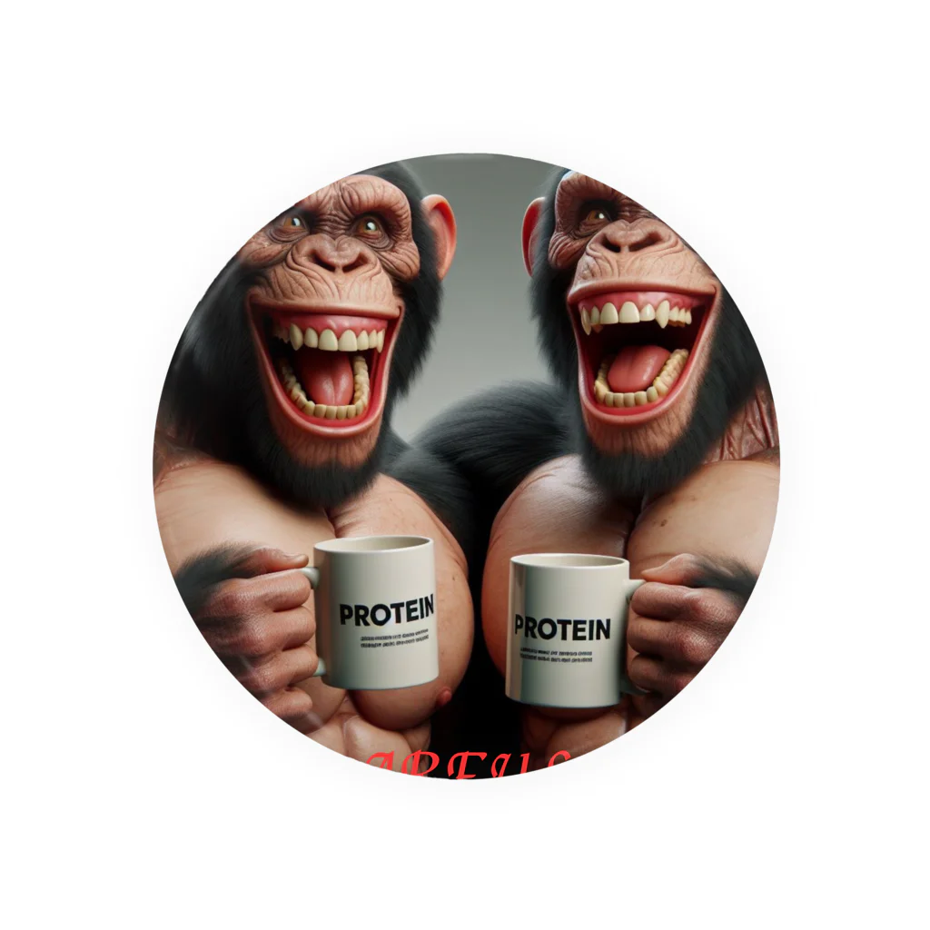 AREUSのAREUS× CHIMPANZEE#3 Tin Badge