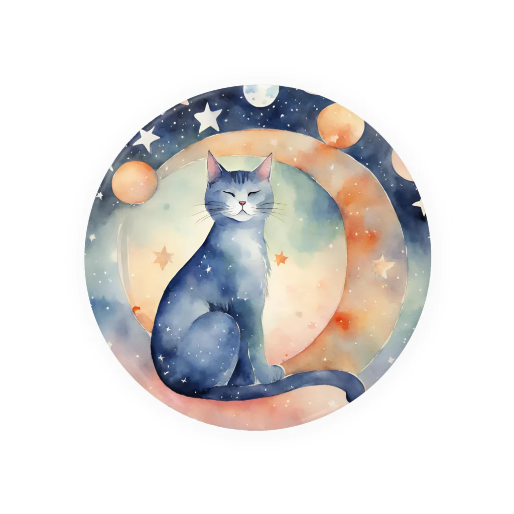 星降る夜にの眠り猫 Tin Badge