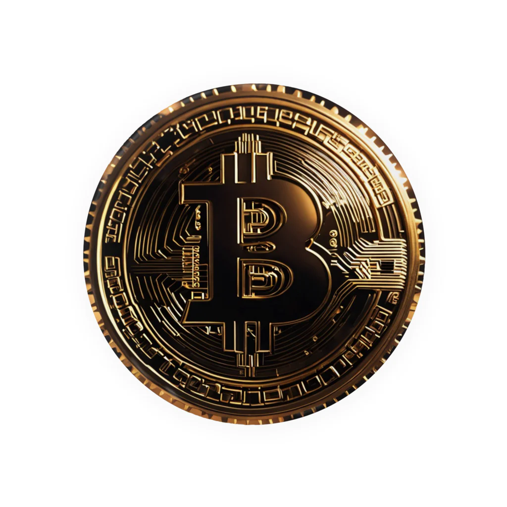 crypto-のビットコイン Tin Badge