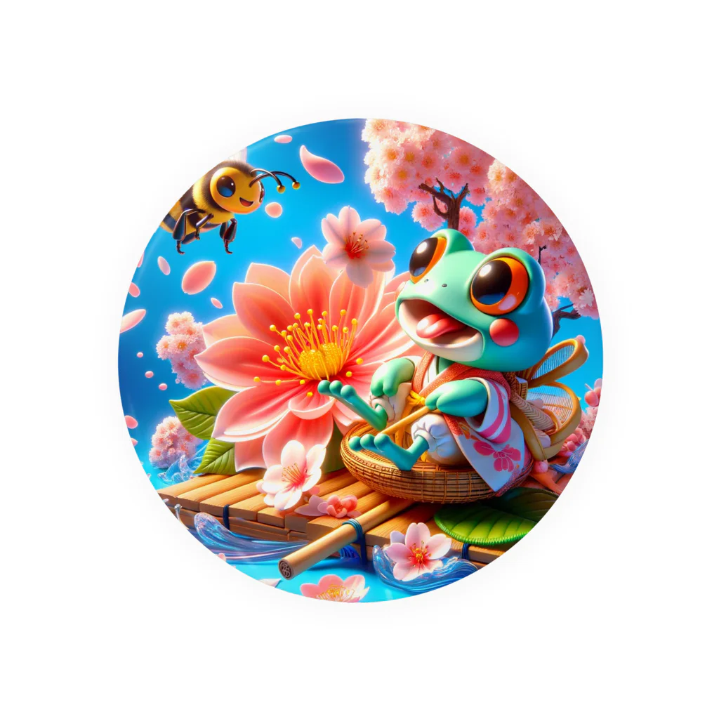 Pyon ＆ Bunのお花見2024 Tin Badge