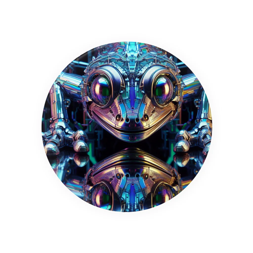 CyberCyberのlizard039 Tin Badge