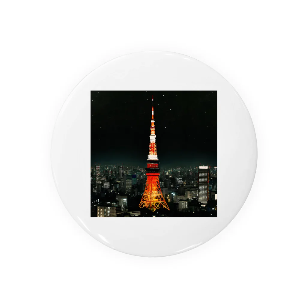 ウェブエンパイアの夜景～大都会・東京の夜～ Tin Badge