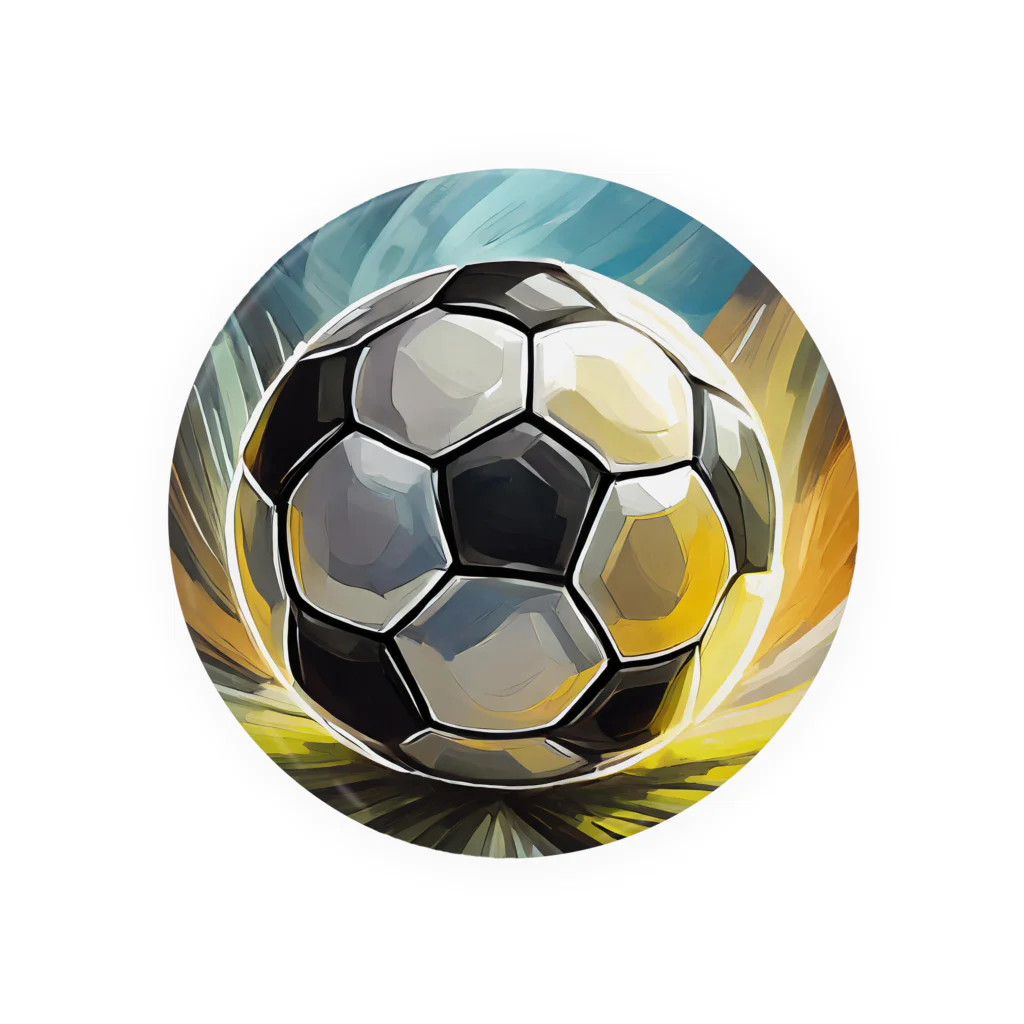 TENTENのサッカーボール Tin Badge