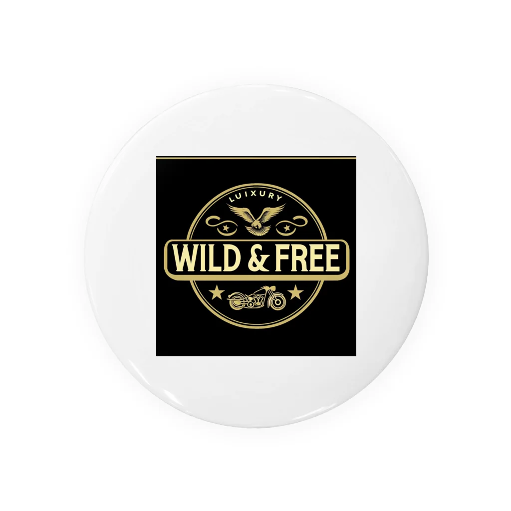 アメラグのWILD&FREE 缶バッジ