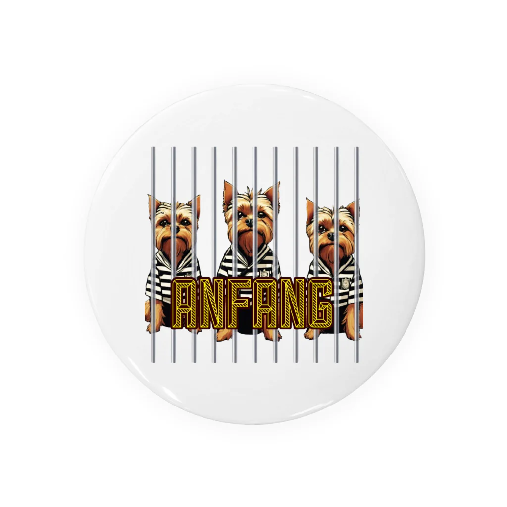 ANFANG のANFANG PRISON YORKIE Tin Badge