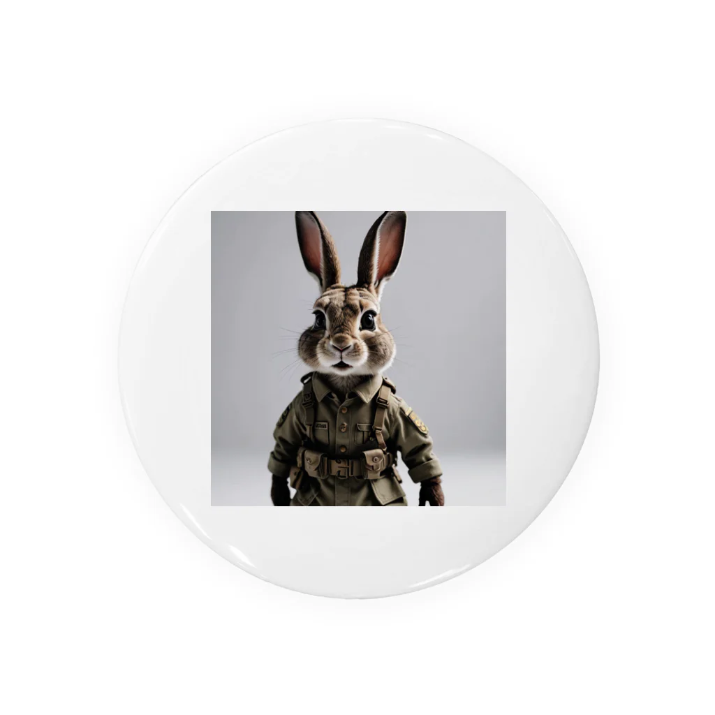 TDK_TDKの軍人ウサギ#9 Tin Badge