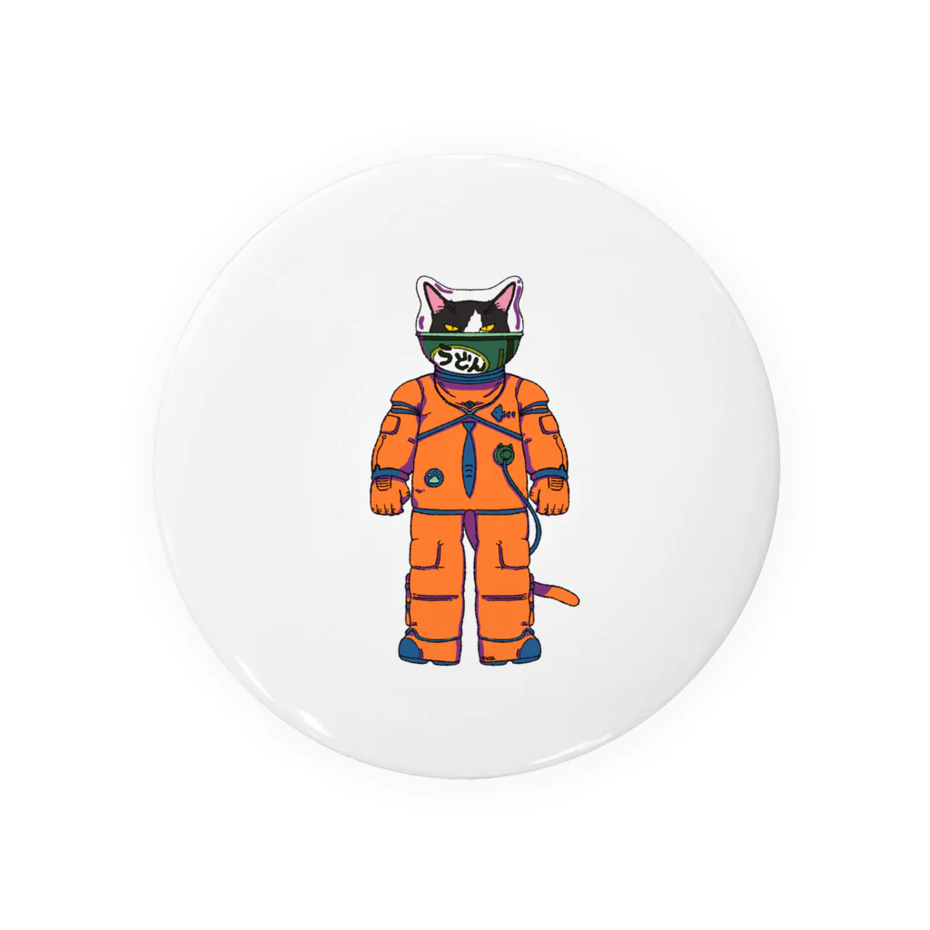 ももでるの宇宙飛行士猫(オレンジ) Tin Badge