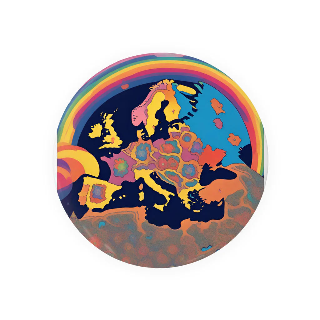 Unique ExistenceのEurope Tin Badge