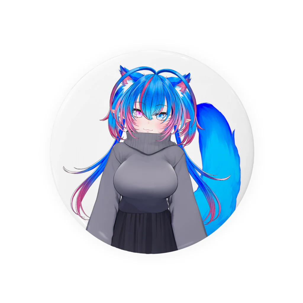 リネイル@Vtuber　のタートルネック姿バージョン Tin Badge