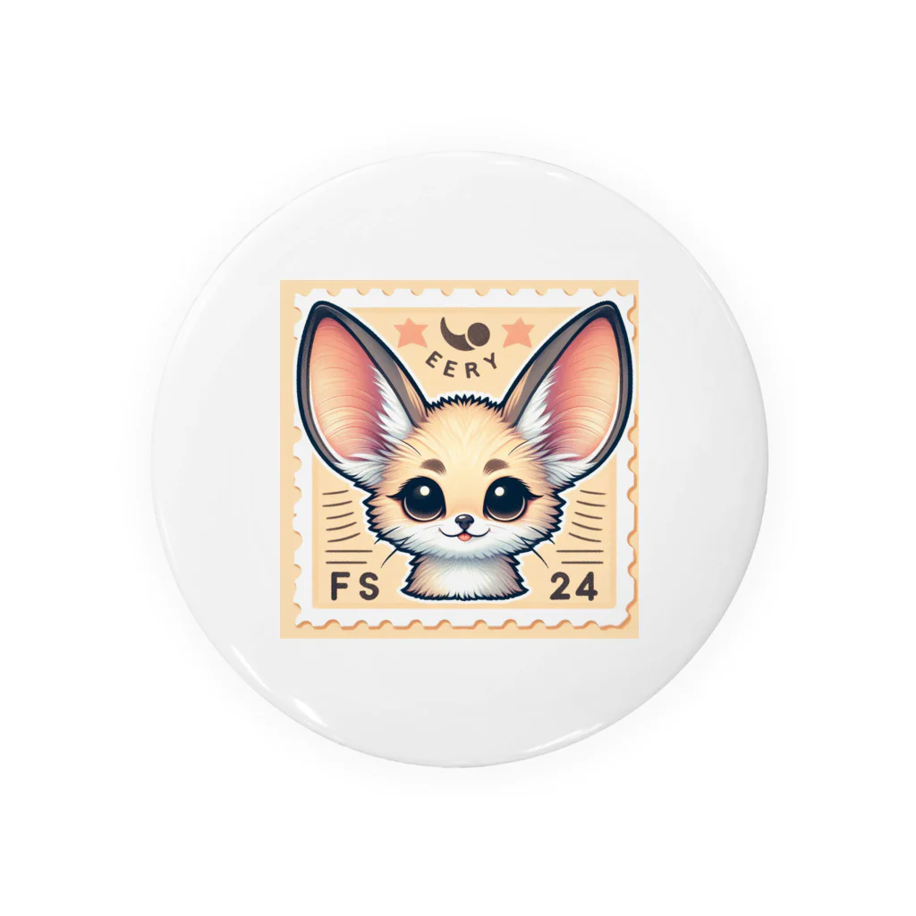 ゆうちゃんNFTいいねの耳長が可愛いフェネックちゃん32 Tin Badge