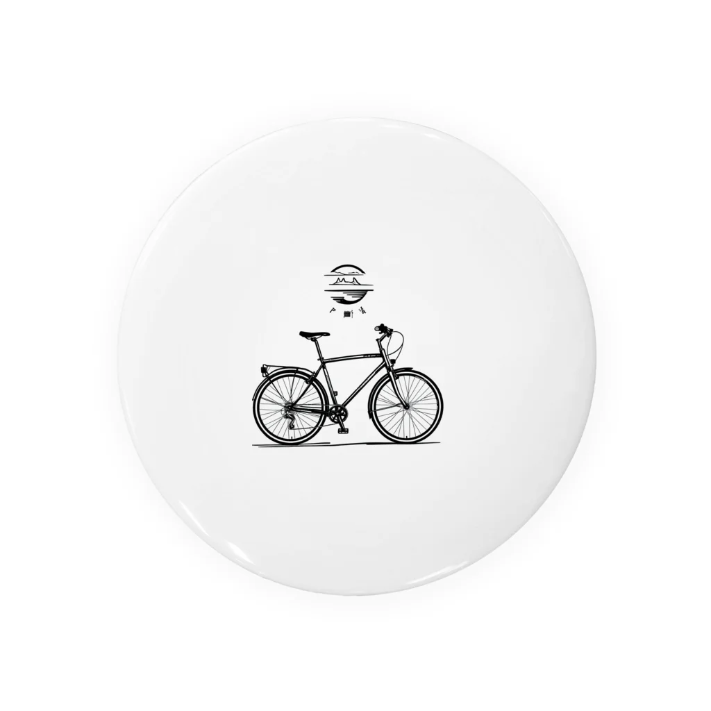 二宮大輔の自転車ロゴ Tin Badge