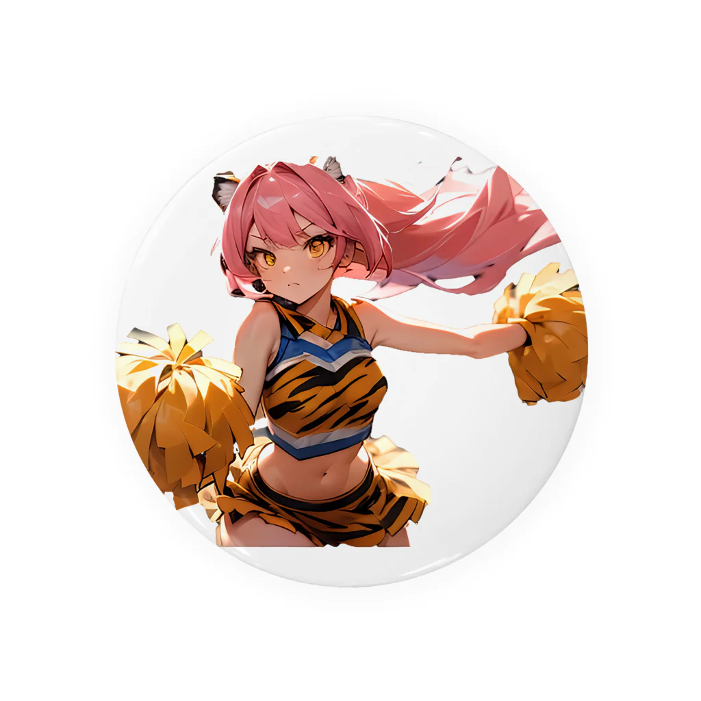 yu_uyふろんてぃあのTORA GIRLS Tin Badge