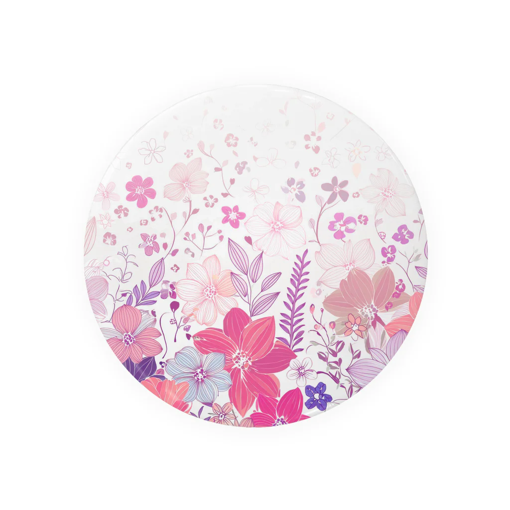 Shop Yammmmの花模様🌸 Tin Badge