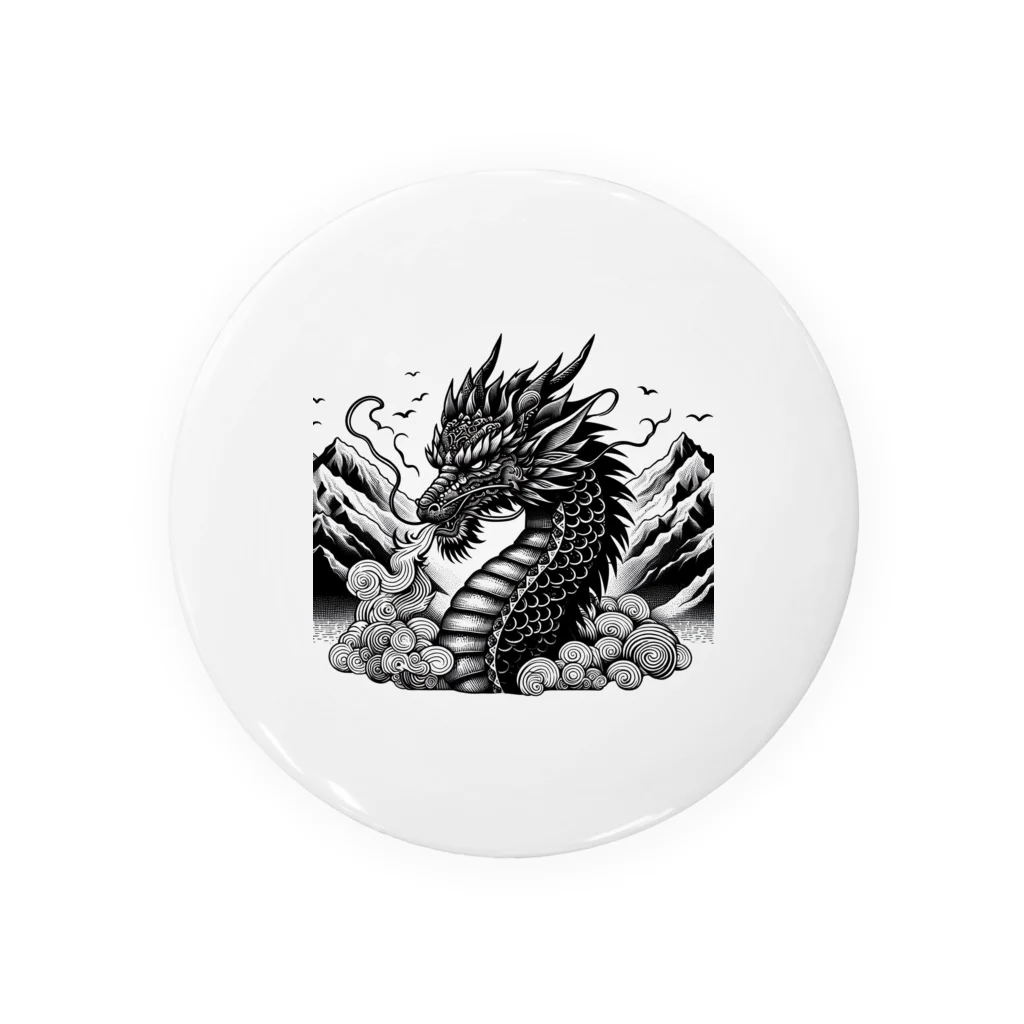 Pokacocoaの龍 Tin Badge