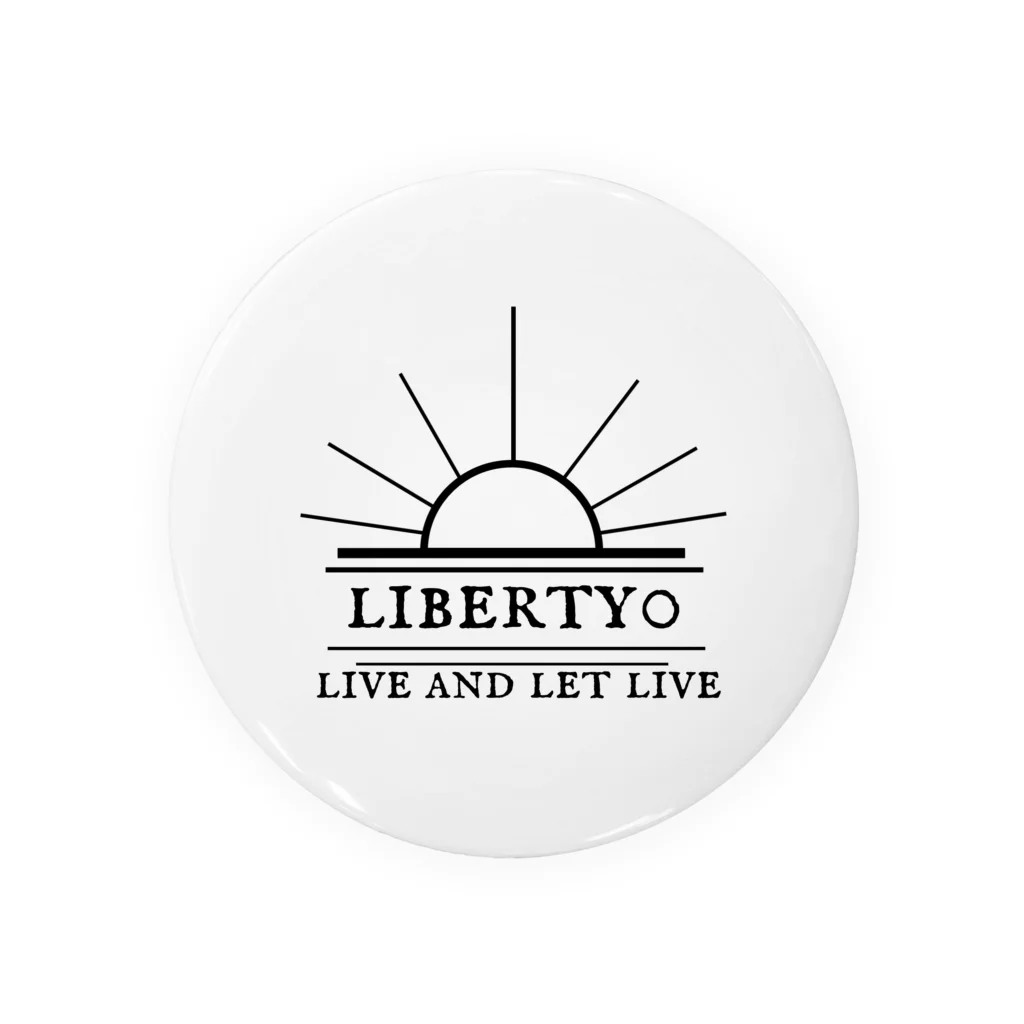 liberty0「リバティ・ゼロ」のliberty0(ホワイト) Tin Badge