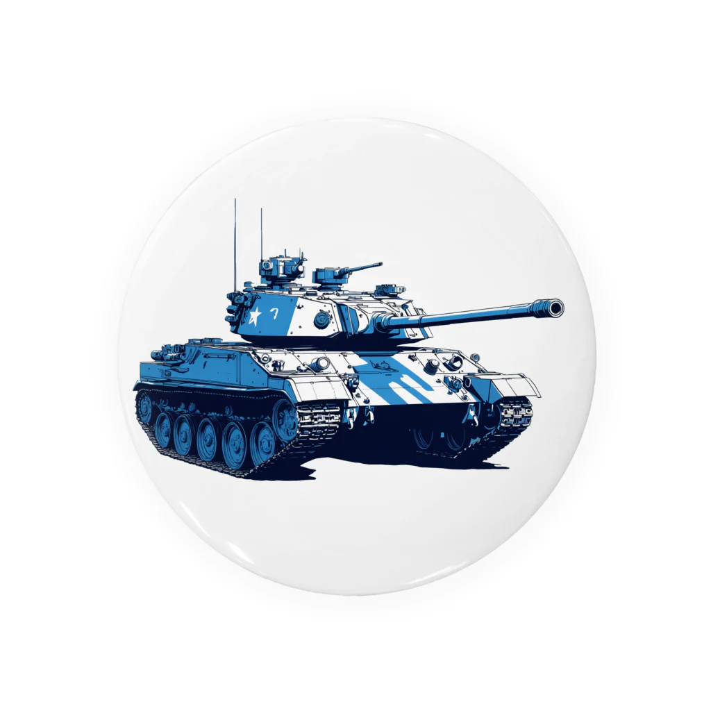 mochikun7の戦車イラスト04 Tin Badge