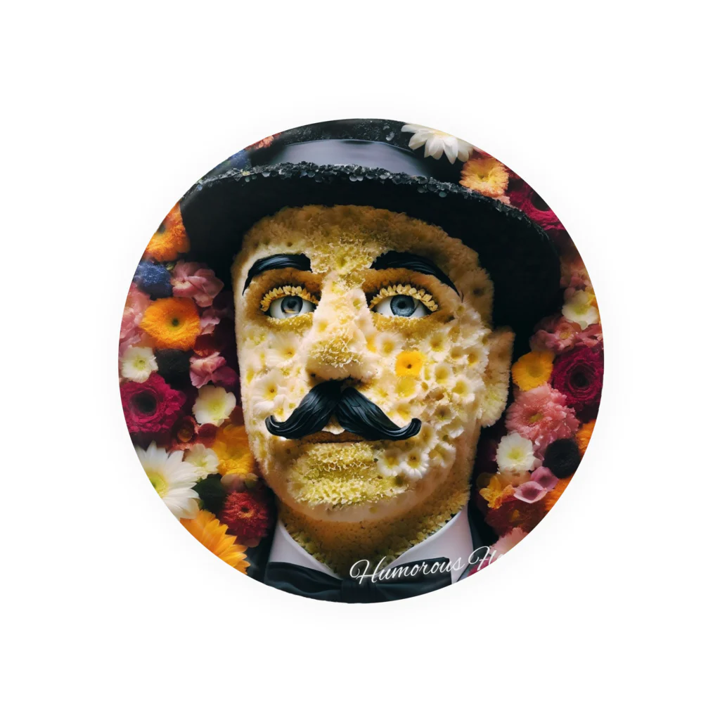 お花屋SUNのHumorous Flower「ユーモラス・フラワー」 Tin Badge