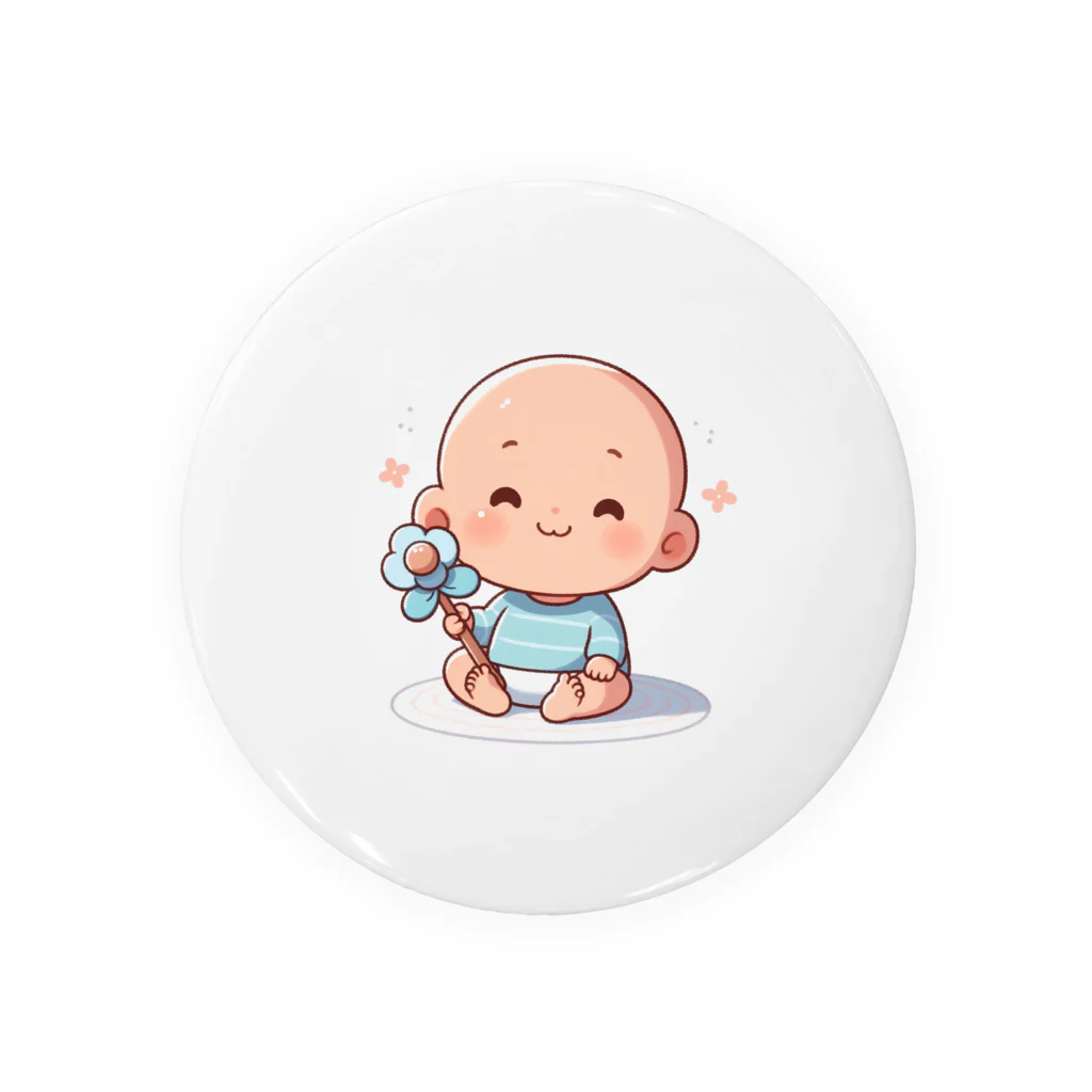 アミュペンの可愛らしい赤ちゃん、笑顔🎵 缶バッジ