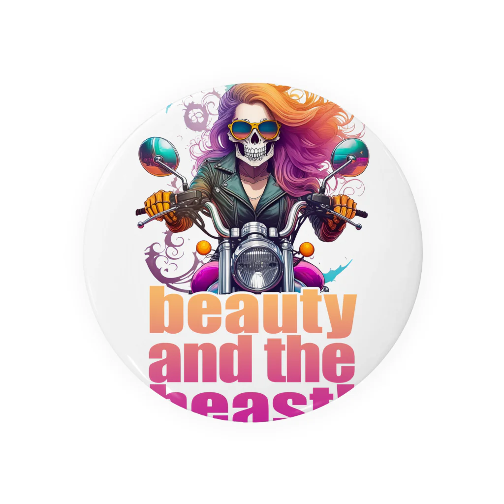 shime_savaのbeauty and the beast! Tin Badge