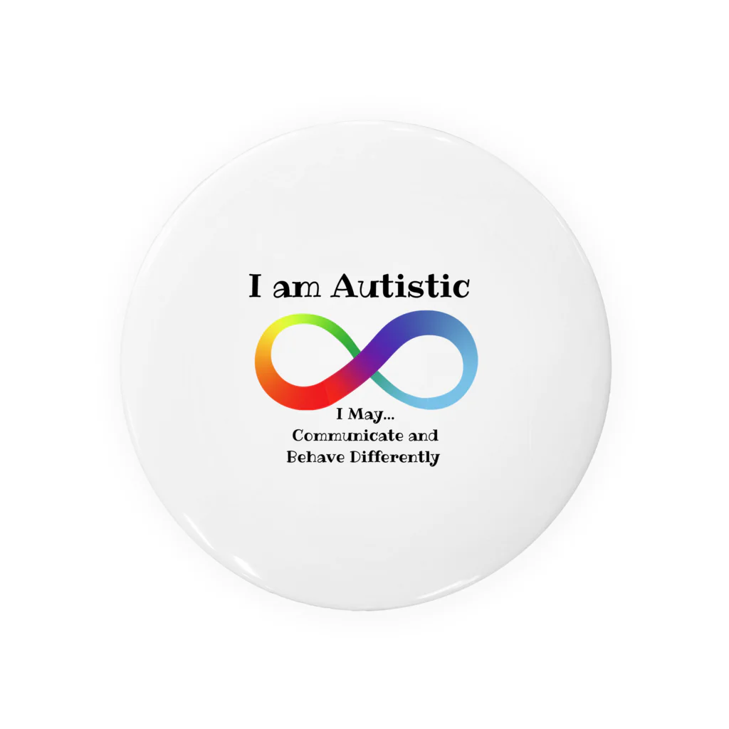 Allan's Family TravelのI am Autistic Tin Badge