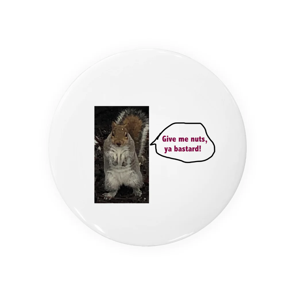 SJMavisのGive me nuts, ya bastard!. Tin Badge