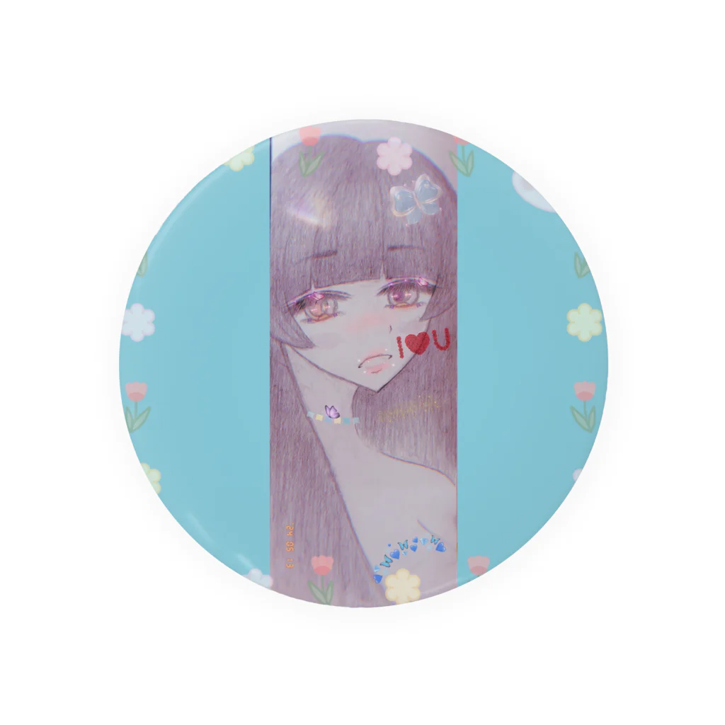 りゅ姫愛 Ｌｙｕｋｉａ🖤*･°のぐろーざちん♡ Tin Badge