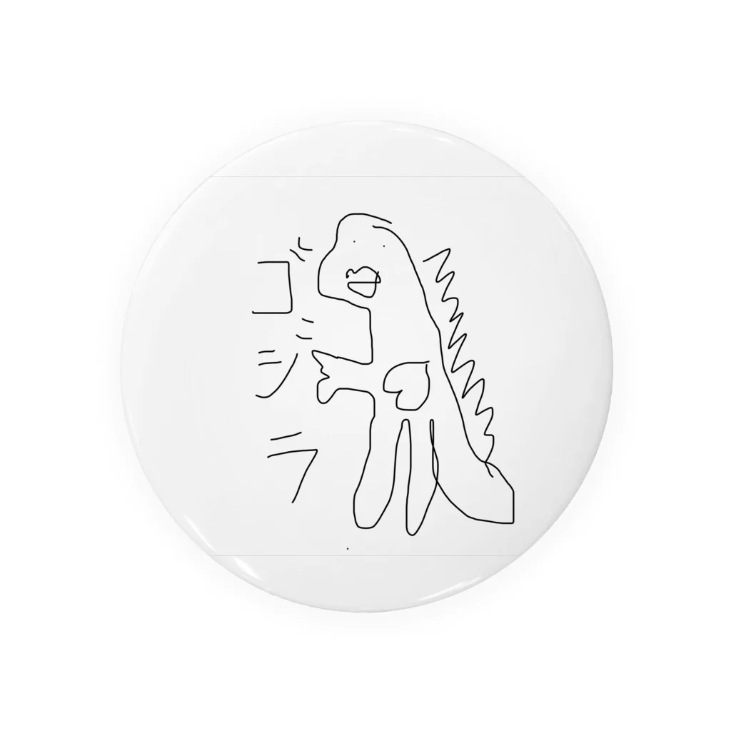 hetaTのhetaTゴジラ Tin Badge