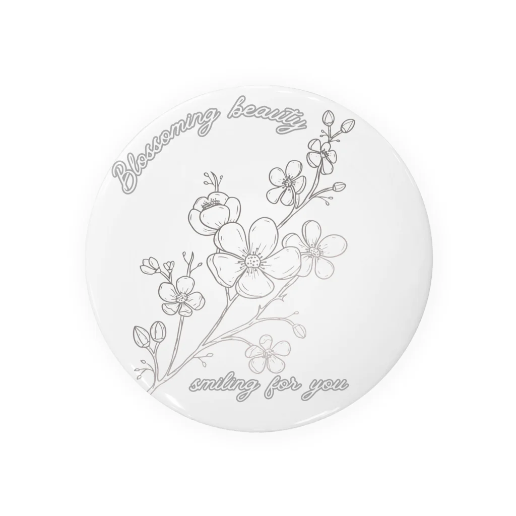 Kotoha-shopの桜の花言葉 Tin Badge