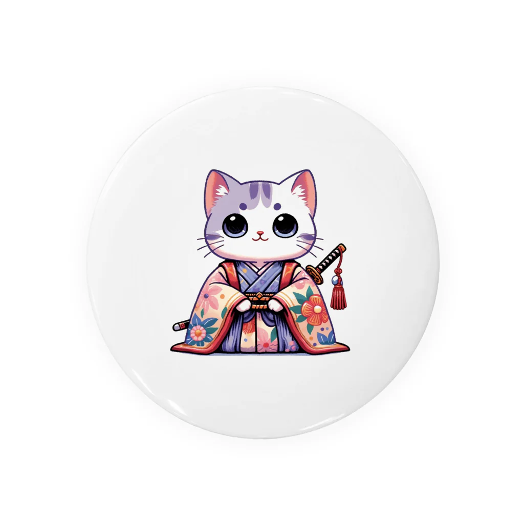 SAMURAIのネコSAMURAI Tin Badge