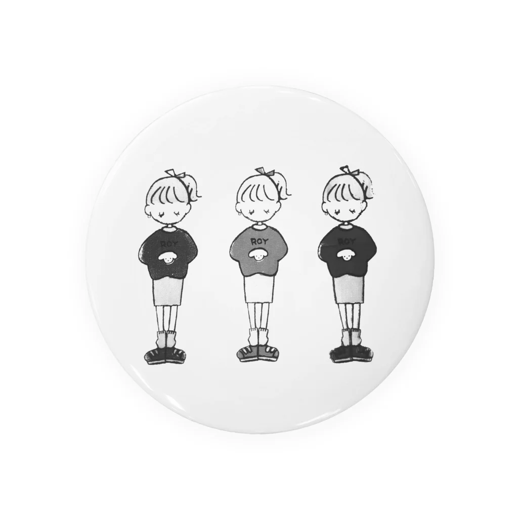 _sunのおんなのこさんにん Tin Badge