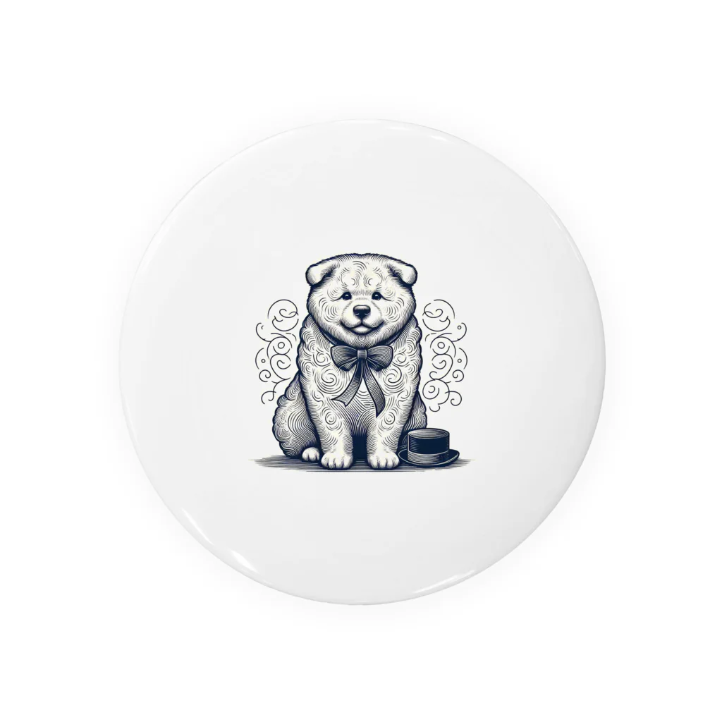 caa11052の穏やかな犬 Tin Badge