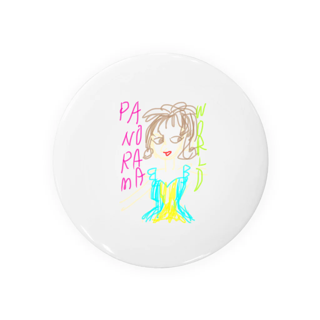 panoramaworldのPANOちゃん Tin Badge