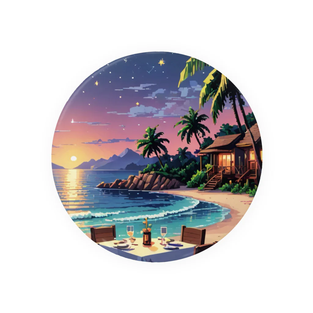 Paradise ExploreのMoonlit Palm Haven Tin Badge