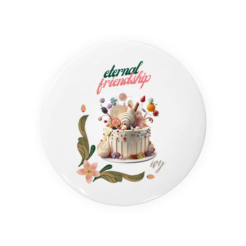 ivybloonのサプライズケーキ Tin Badge