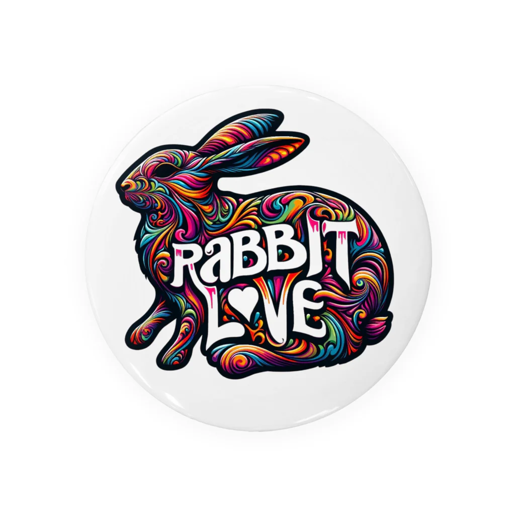 Rove.itのRABBIT LOVE Tin Badge