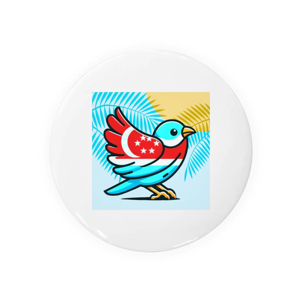 bugisショップの煌めくトロピカルバード🐦️ Tin Badge