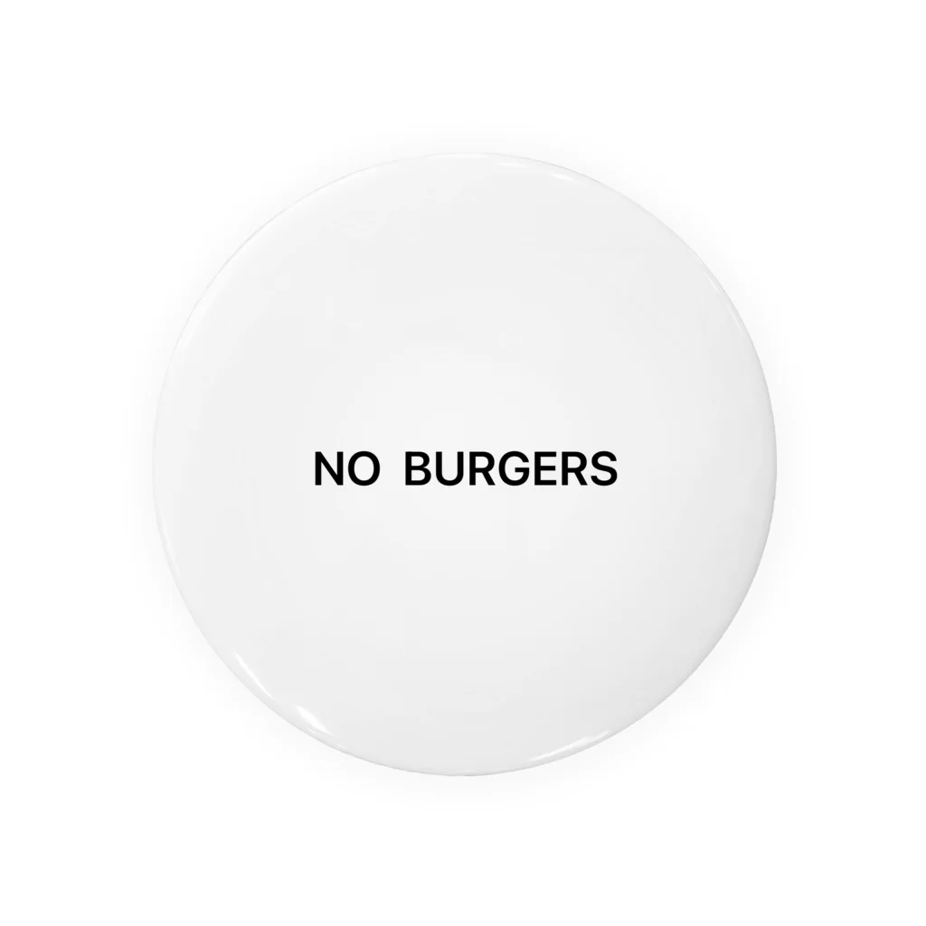 terukenburgers.comのNO BURGERS Tin Badge