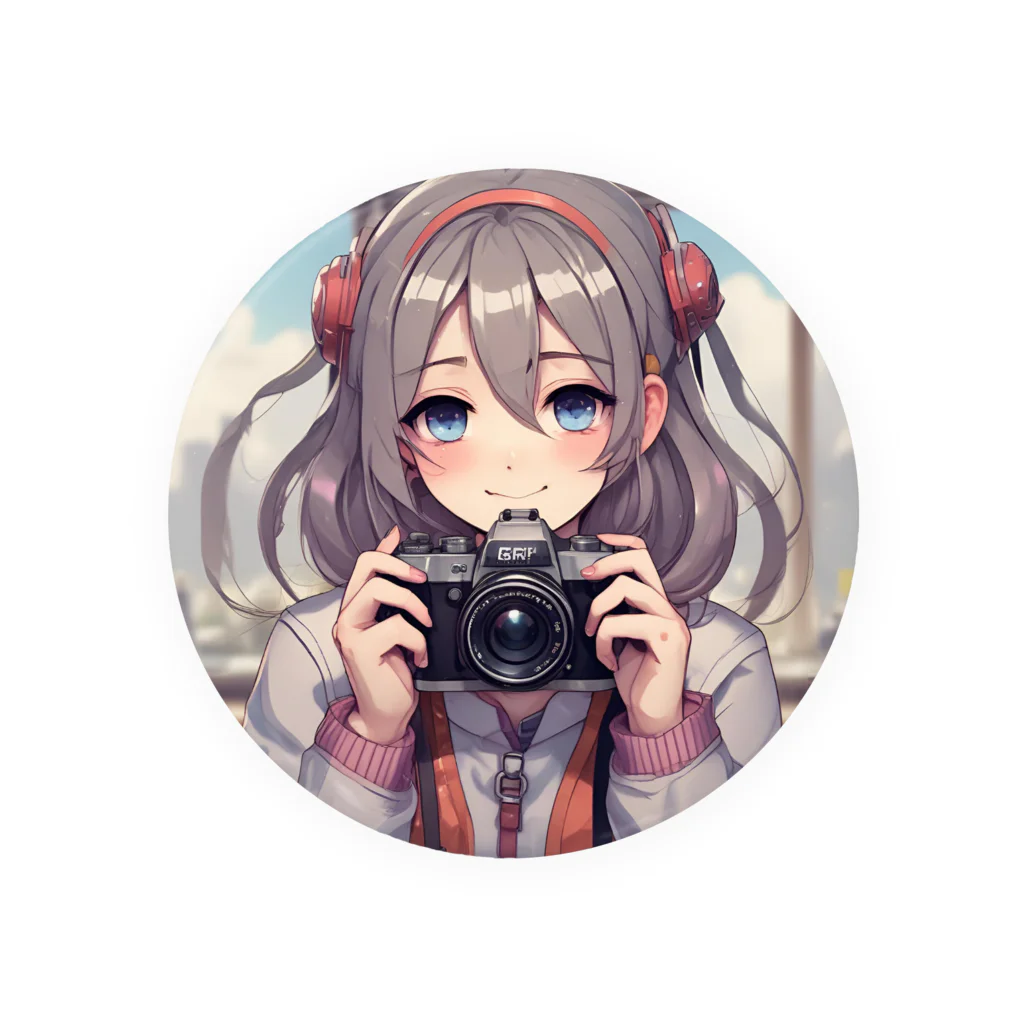 Happy_Sunny_Daysのカメラ女子 Tin Badge