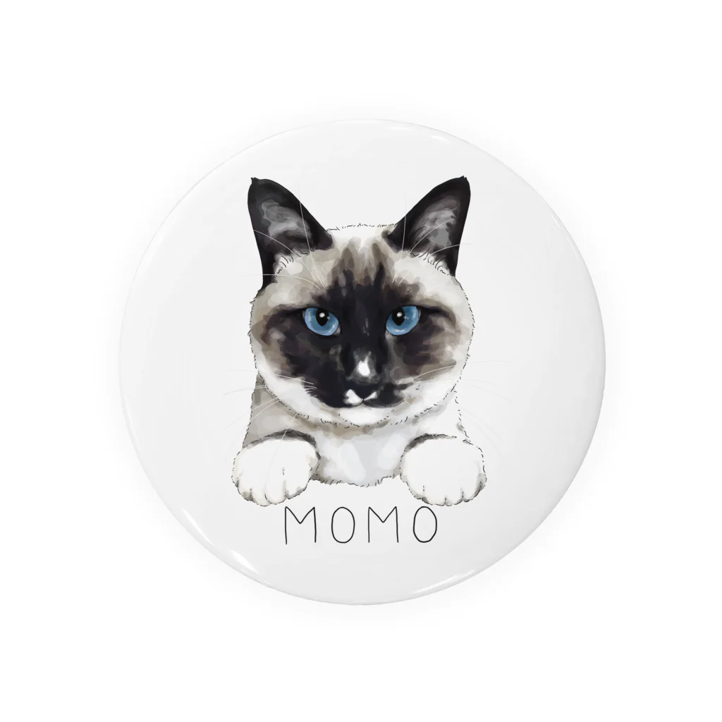 みきぞーん｜保護猫 ミッキー画伯と肉球とおともだちのmomo 缶バッジ