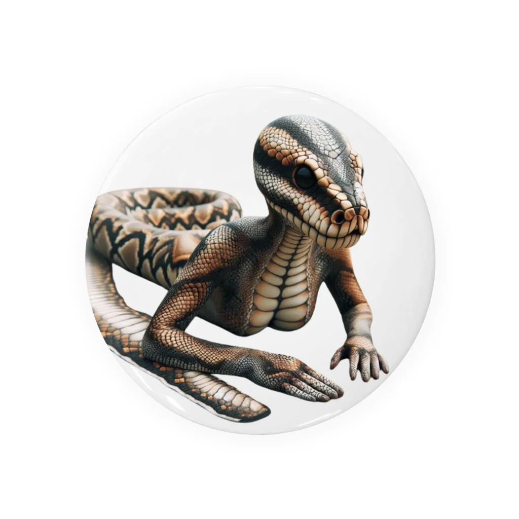 reptilesの怪人蛇女 Tin Badge