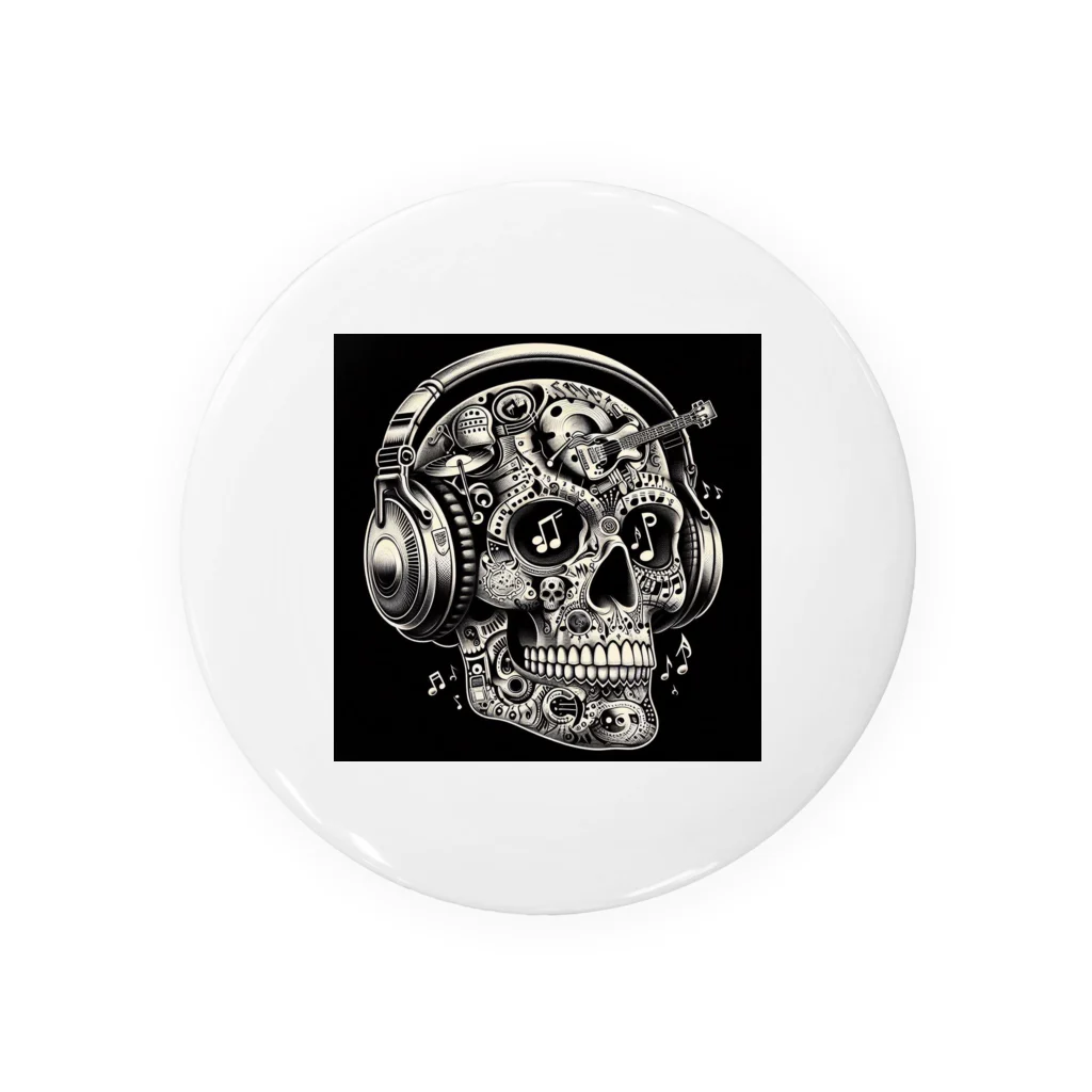 wワンダーワールドwのSKULL013 Tin Badge