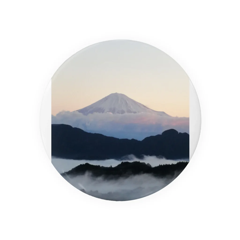 りーもの富士山と雲海 Tin Badge