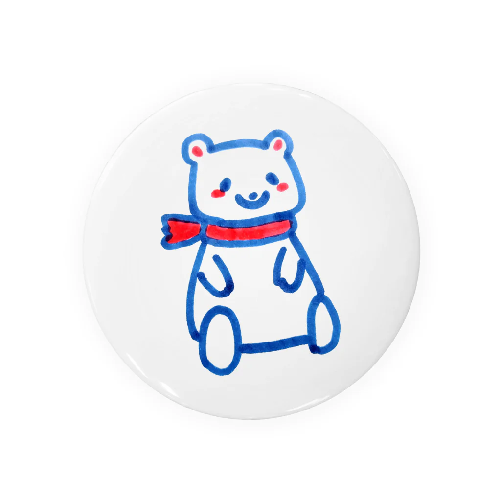 モチクマのシロクマくん Tin Badge