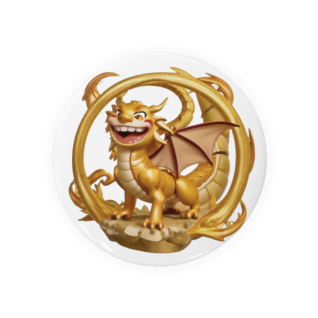 Kaiun-Mitsunobuのゴールデンドラゴン1 Tin Badge