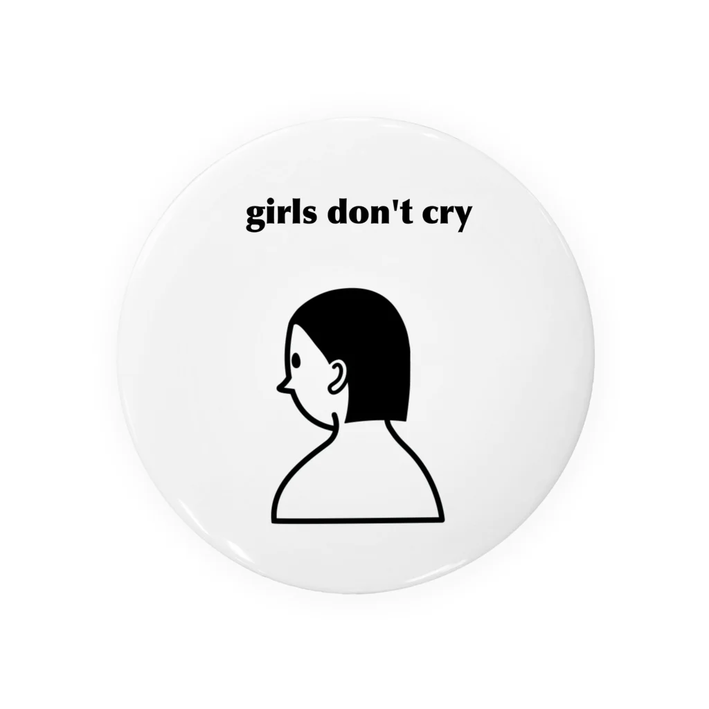 asobiartworksのgirls don't cry Tin Badge