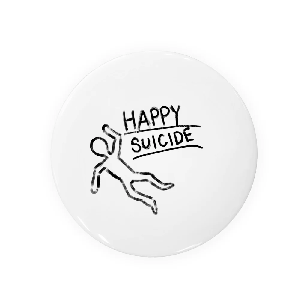 めめんともりのHAPPY SUICIDE Tin Badge